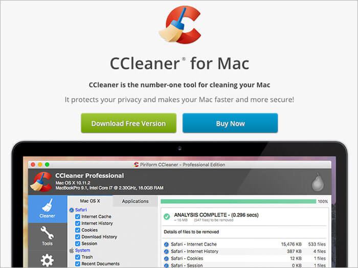 CCleaner for Mac