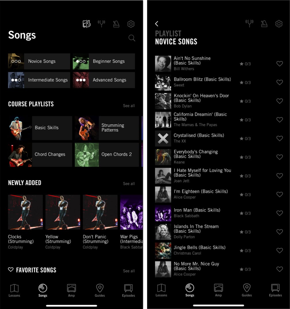 Discover huge catalog of songs to practice on with gibson app Discover huge catalog of songs to practice on with Gibson app