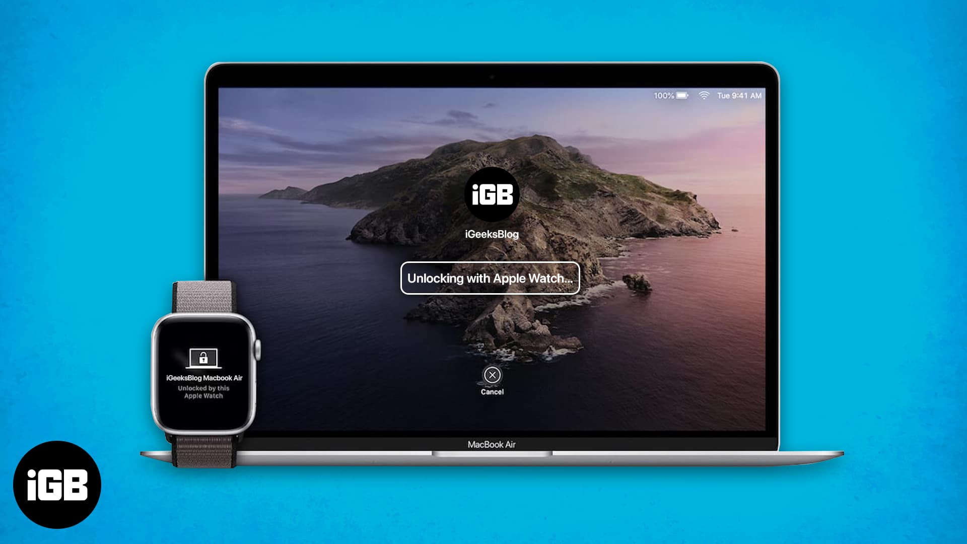 How to unlock mac with apple watch