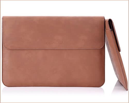 Moko ipad 10 2 inch leather sleeve MoKo iPad 10.2-inch Leather Sleeve