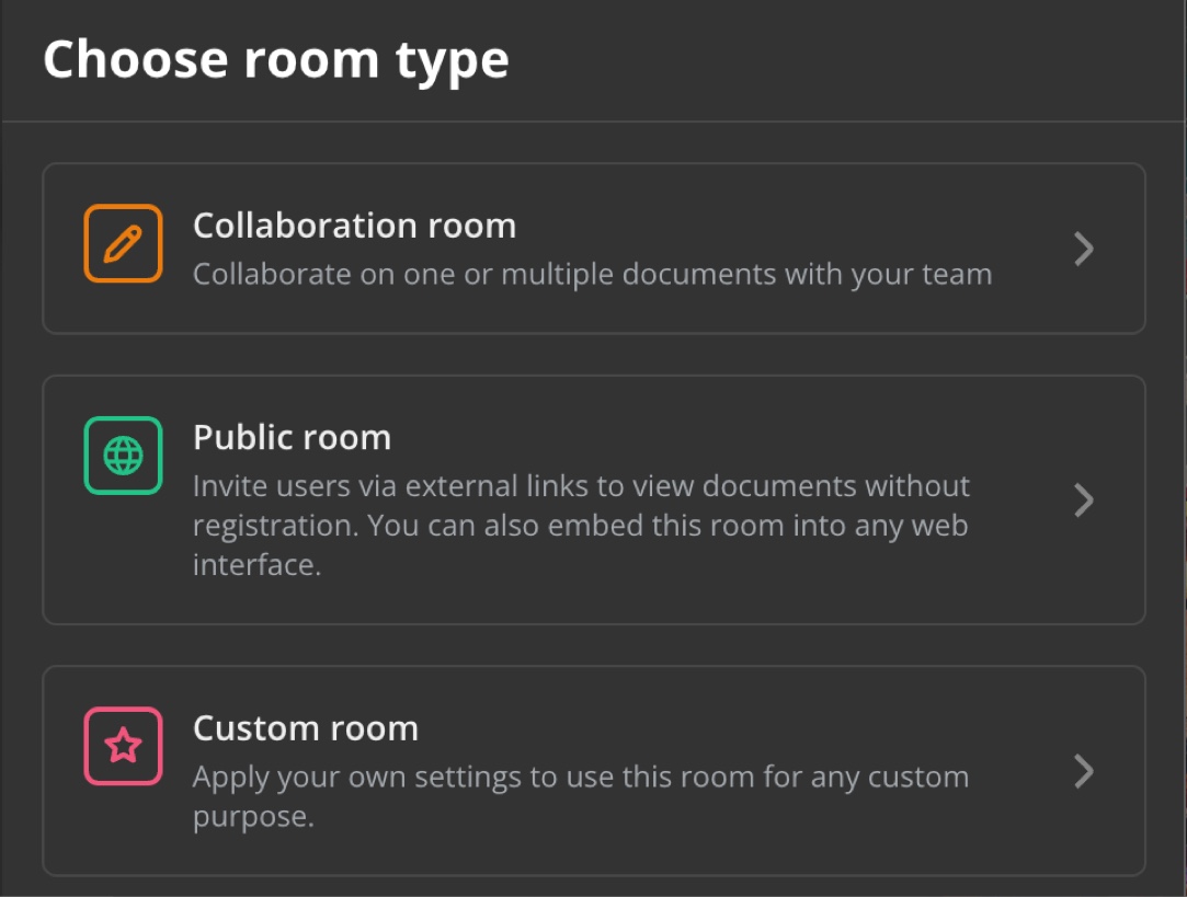 Onlyoffice docspace rooms