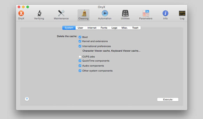 OnyX Mac Cleaner Software