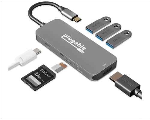 Plugable mutlipuporse usb c dock