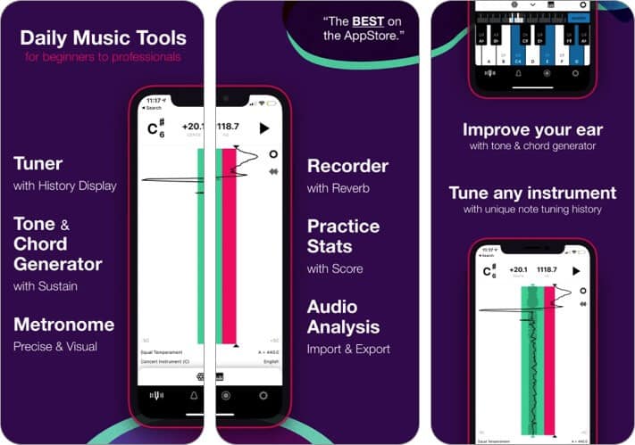 tunable music learning iphone and ipad app screenshot